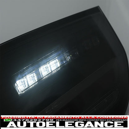 LED bar rear lights suitable for bmw 3 series f30 pre lci and lci (2011-2019) black smoke with dynamic sequential cornering light