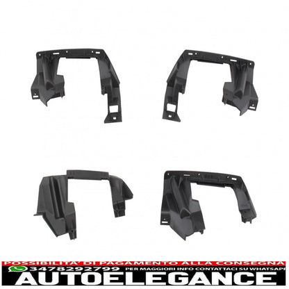 Diffusore mantovana paraurti posteriore con terminali di scarico nero adatto per mercedes w176 classe a (2013-2018) a45 restyling design carbon look