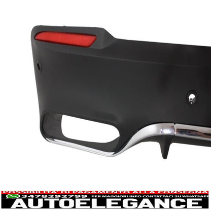 kit carrozzeria completo adatto per mercedes glc suv x253 (2015-07.2019) design glc63 con minigonne laterali