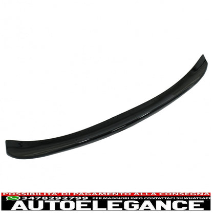 Trunk Spoiler Suitable for Mercedes C-Class C205 Coupe (2014-2019) Sporty and Dynamic Design Piano Black