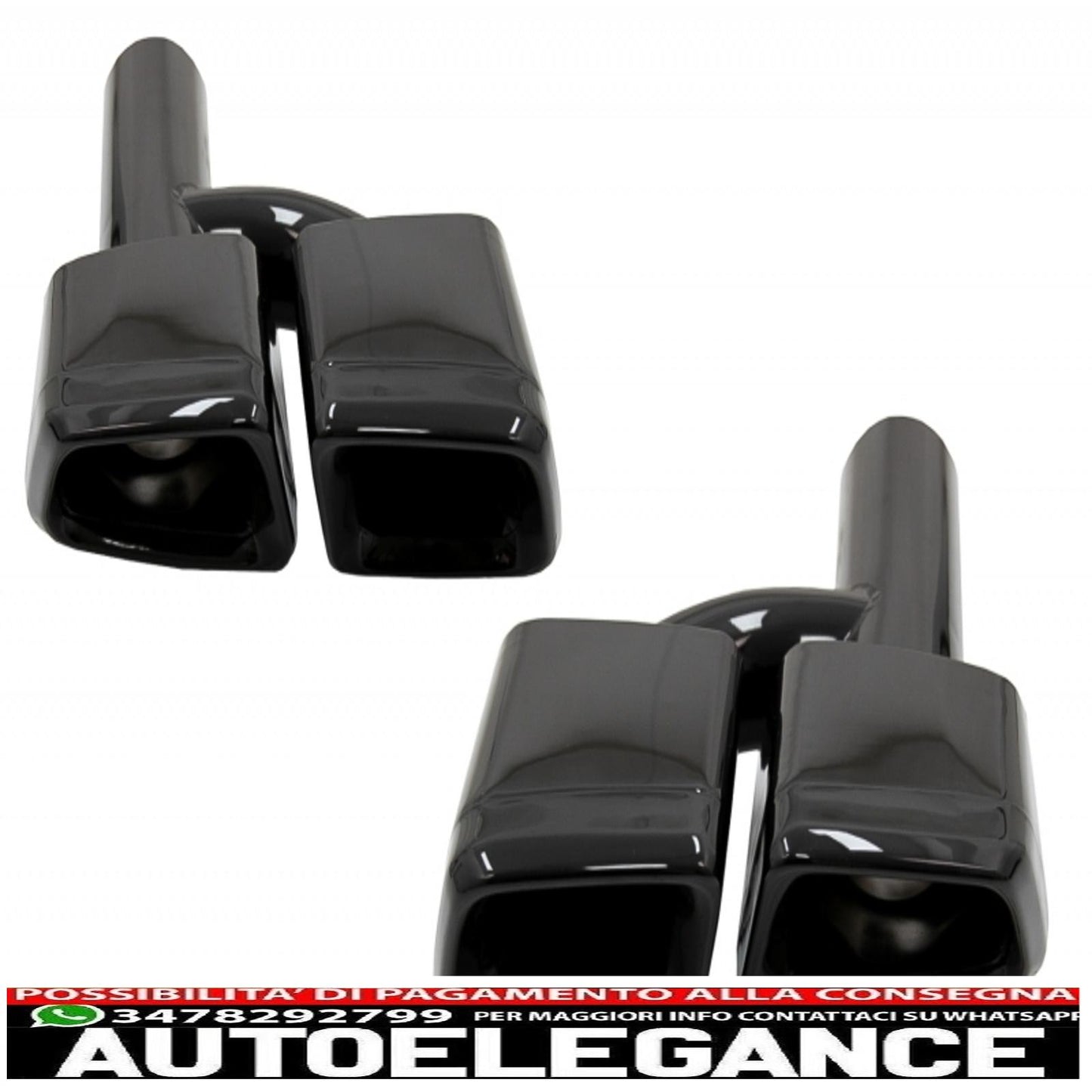 body kit suitable for mercedes s class w221 (2005-2011) s63 s65 design with exhaust tips black edition 