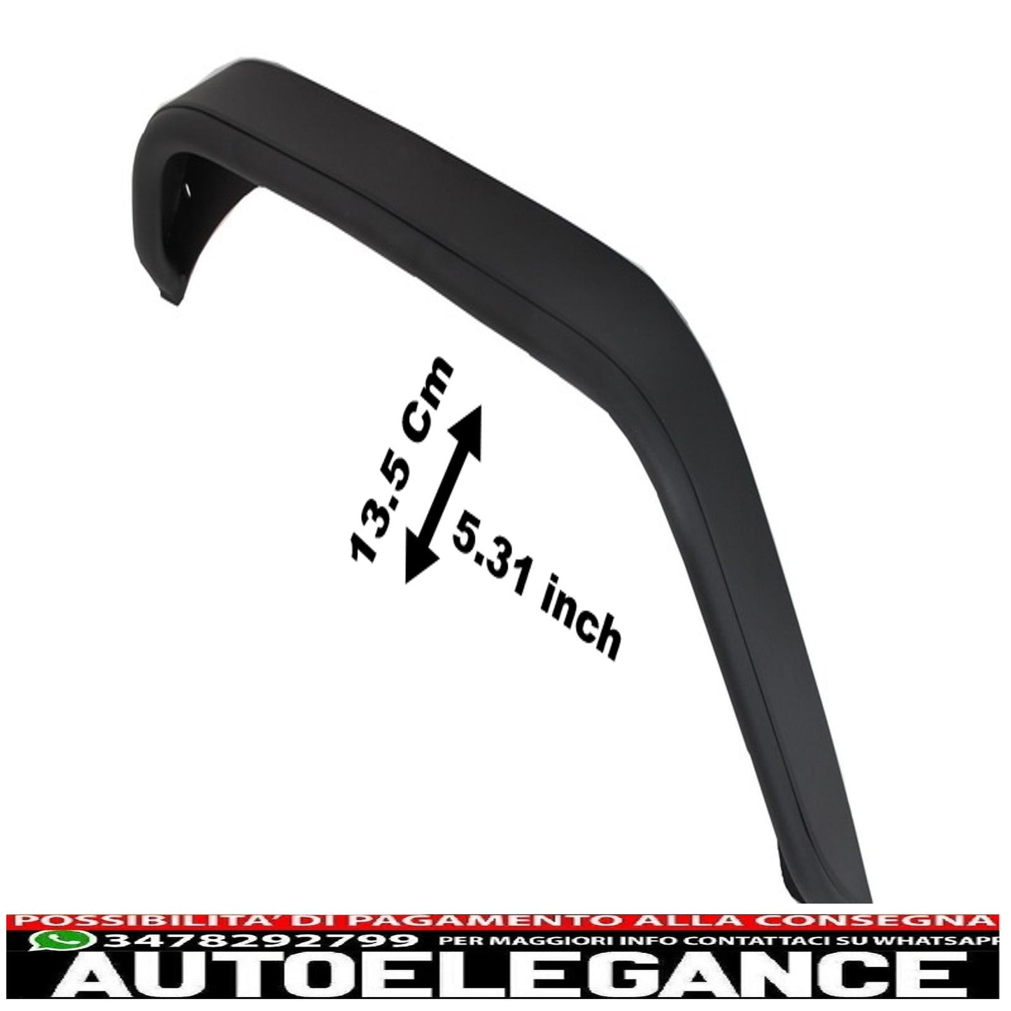 Flat Steel Rear Mud Flaps with Crusher Tube Fit for Jeep Wrangler / Rubicon JK (2007-2017) 