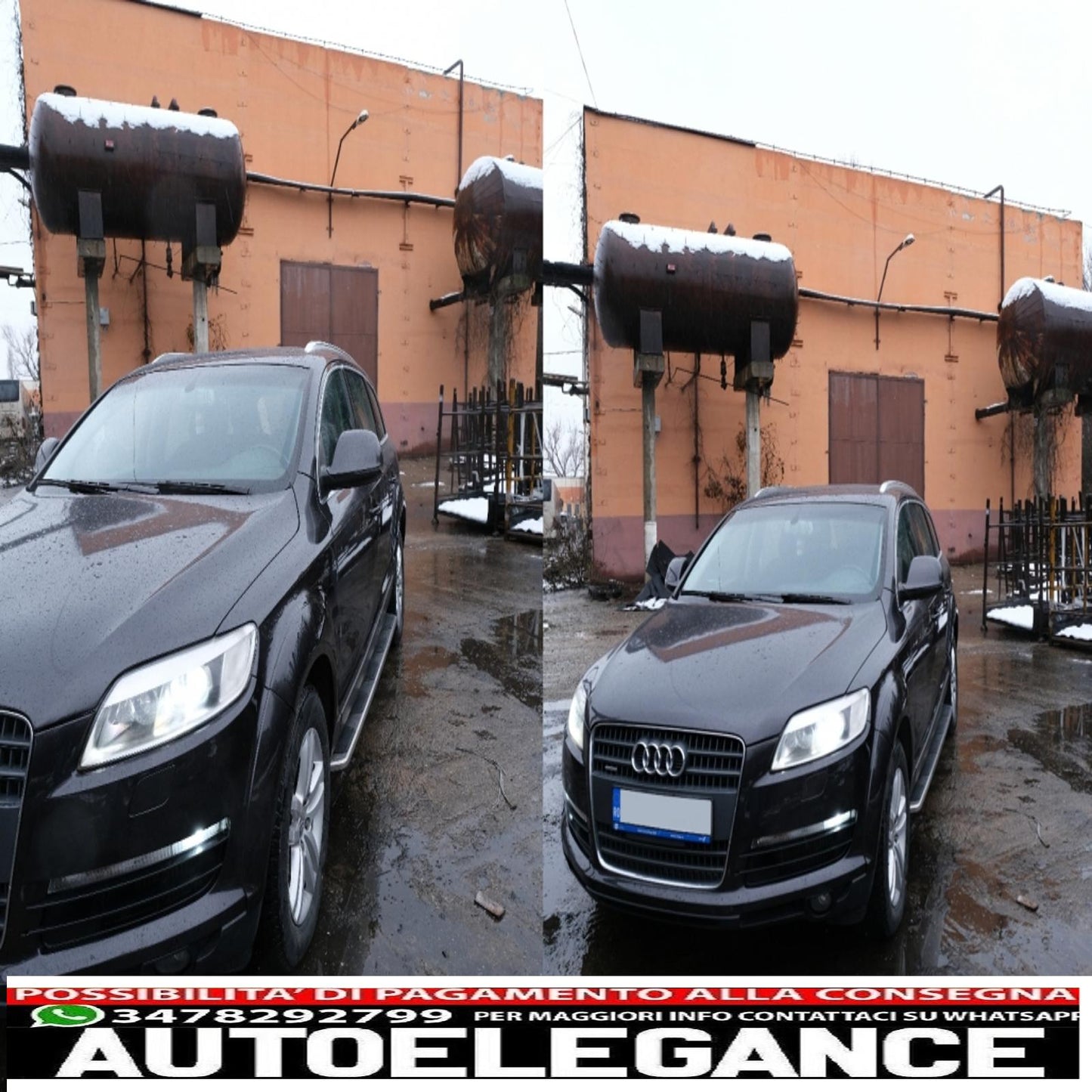 parafanghi passaruota adatti per audi q7 4l (2006-2010) pacchetto fuoristrada - strisce laterali