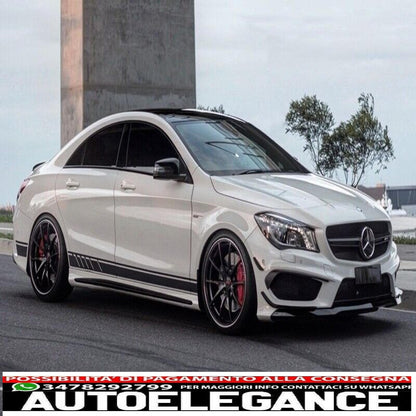 Bumper Splitter Spoiler Mercedes CLA W117 C117 X117 CLA45 Design 