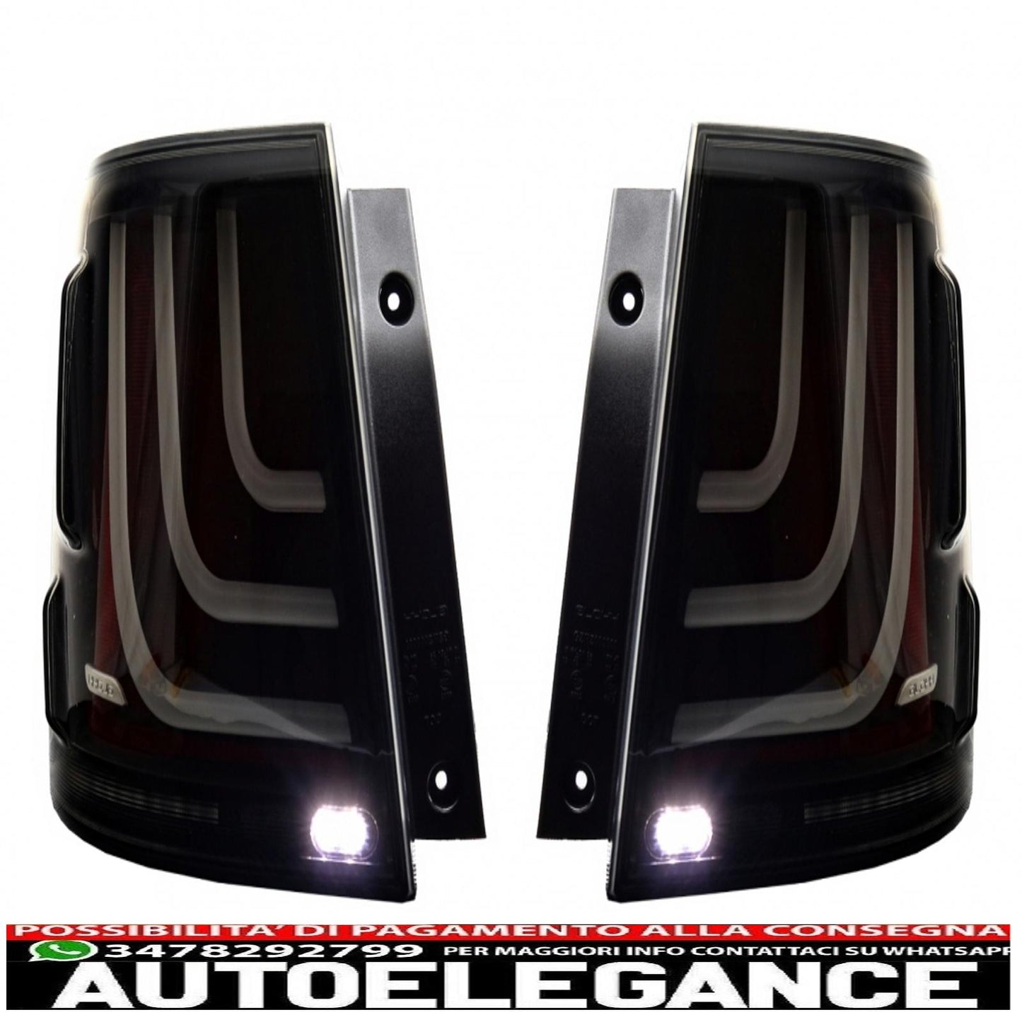 Glohh LED Light Bar Rear Lights Fit For Range Rover Sport L320 (2005-2013) GL-3X Dynamic Smoke