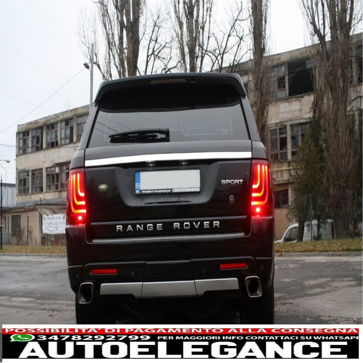 roof spoiler suitable for land rover sport l320 (2005-2008) autobiography design