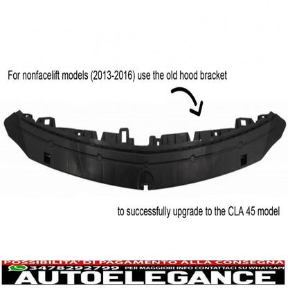 paraurti anteriore adatto a mercedes w117 x117 cla (2013-2018) design cla45