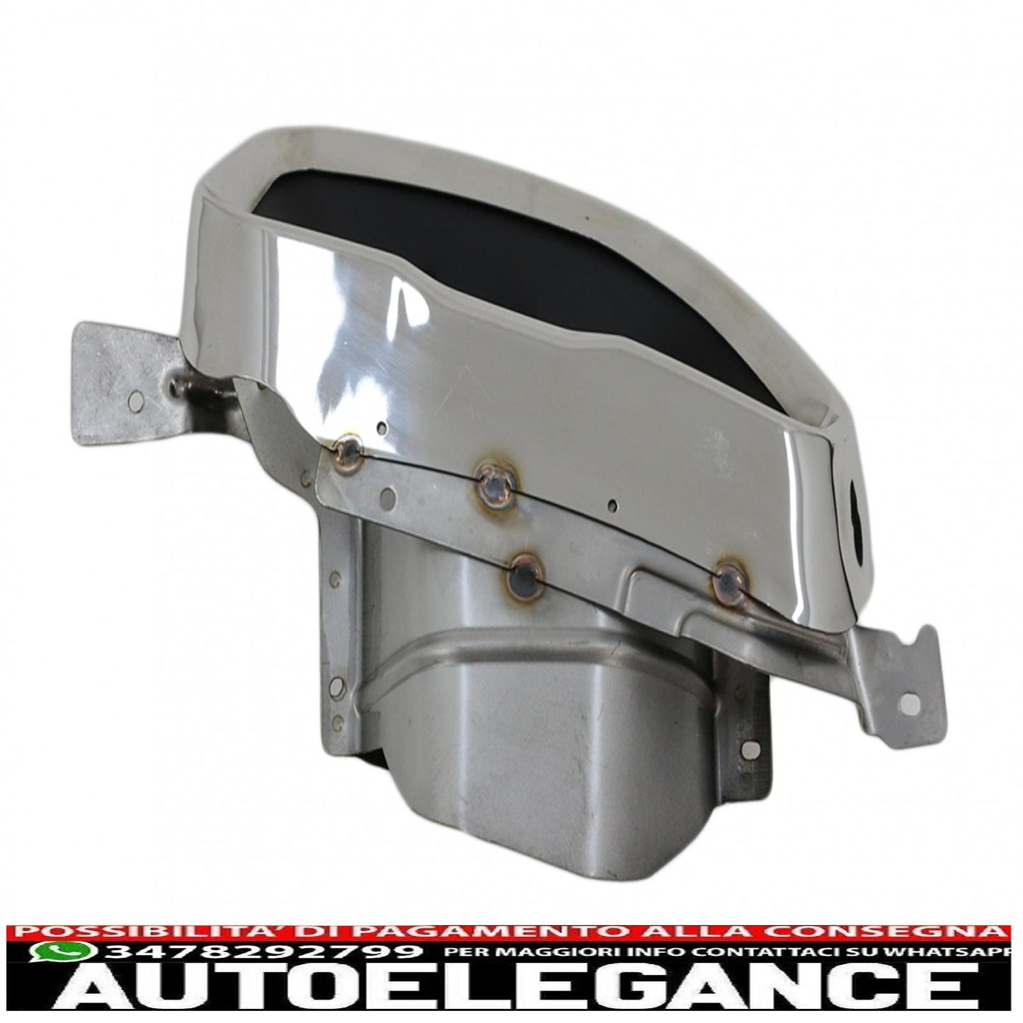 Rear Bumper Valance Diffuser with Exhaust Tips Suitable for BMW 4 Series G22 G23 M Sport (2020-up) M440i Chrome Design