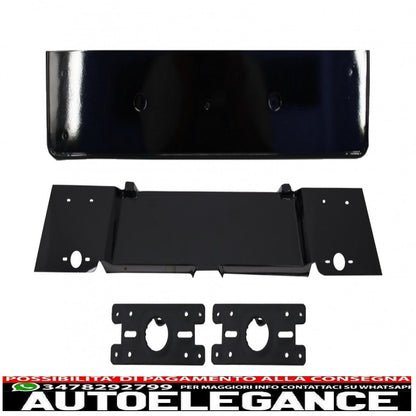 front grille without badge suitable for audi a4 b8 facelift (2012-2015) rs design piano black with and without pdc 
