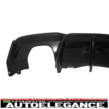 pacchetto completo in carbonio m-performance adatto per bmw serie 3 f30 paraurti anteriore spoiler splitter diffusore ed estensione minigonne laterali m-performance
