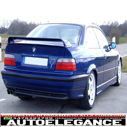 trunk spoiler upper wing suitable for bmw 3 series e36 (1990-1998) coupe sedan ltw design 