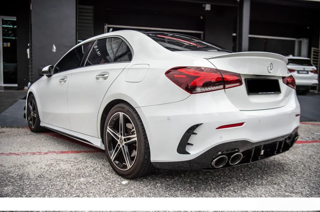 BODYKIT ADATTO PER MERCEDES CLASSE A W177 SEDAN 2018+ LOOK A45 DESIGN SPORTIVO