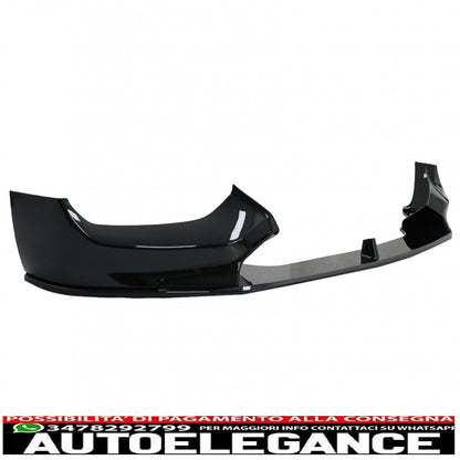 Spoiler per paraurti anteriore adatto per BMW Serie 1 F20 F21 LCI (2015-2019) con paraurti posteriore spoiler mantovana diffusore e estensioni minigonne laterali Hatchback M Sport Piano Black
