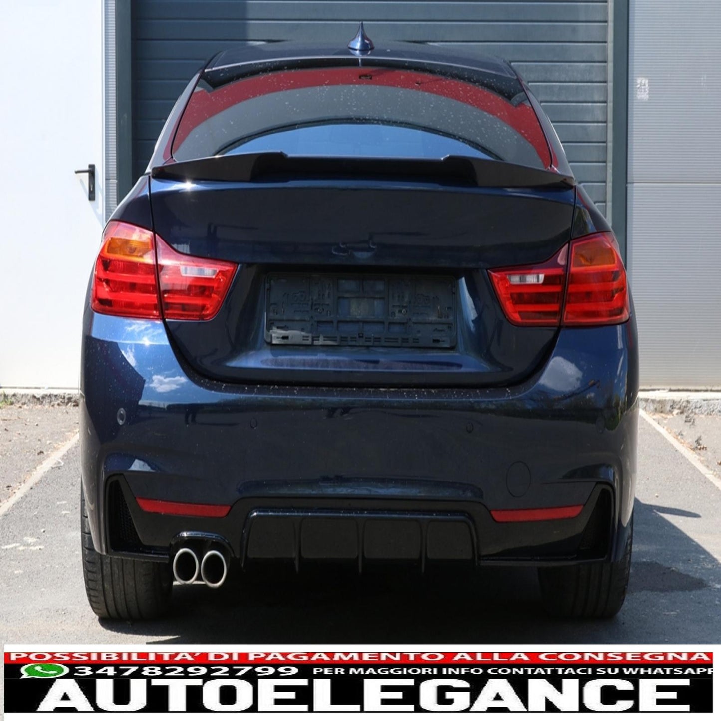 trunk spoiler suitable for bmw 4 series gran coupe f36 (2014-2019) m4 design black