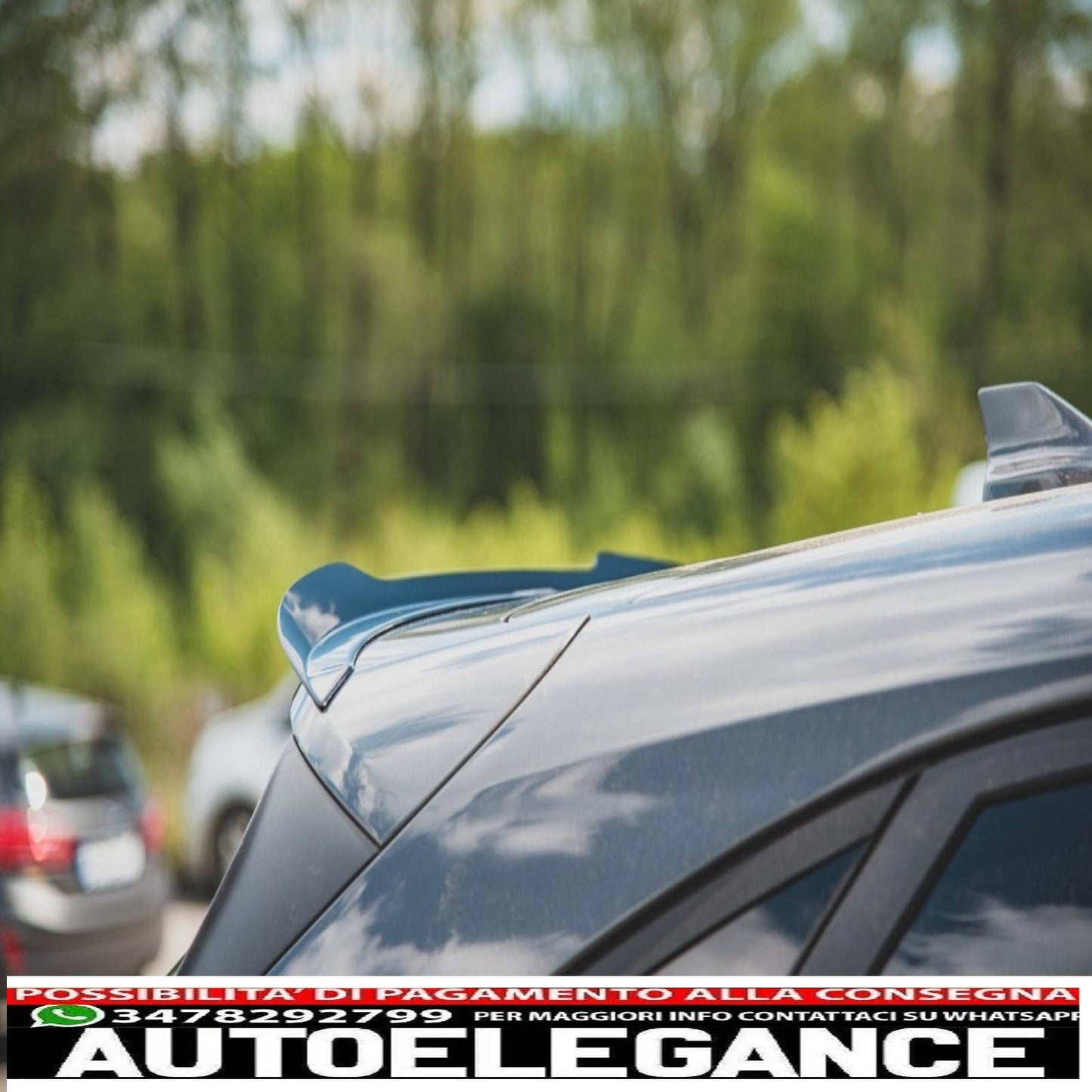 Trunk Spoiler Boot Lid Spoiler Fit For Ford Puma (2019-up) Piano Black 