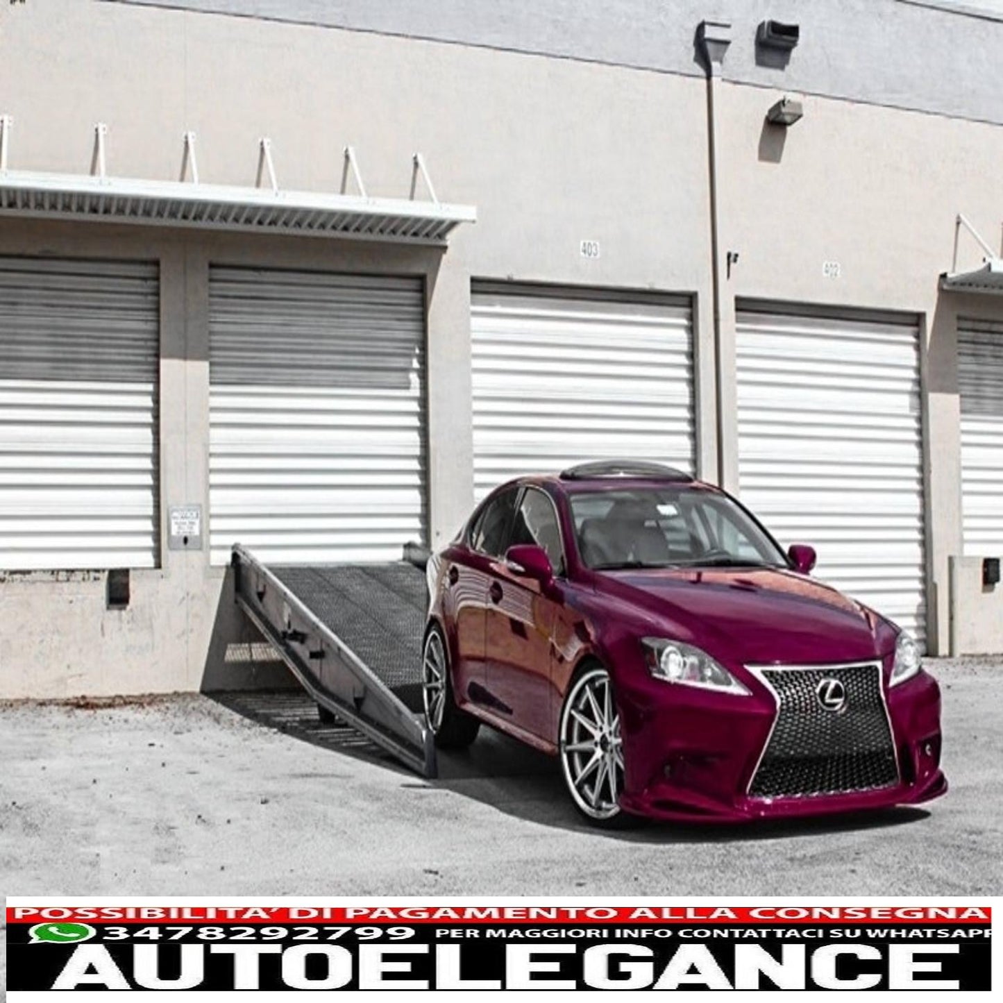 Front bumper spoiler lip suitable for lexus is xe20 (2005-2013) is f sport facelift xe30 (2014-up) design 