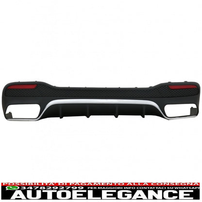 complete body kit suitable for mercedes gle w166 suv (2015-2018) black chrome