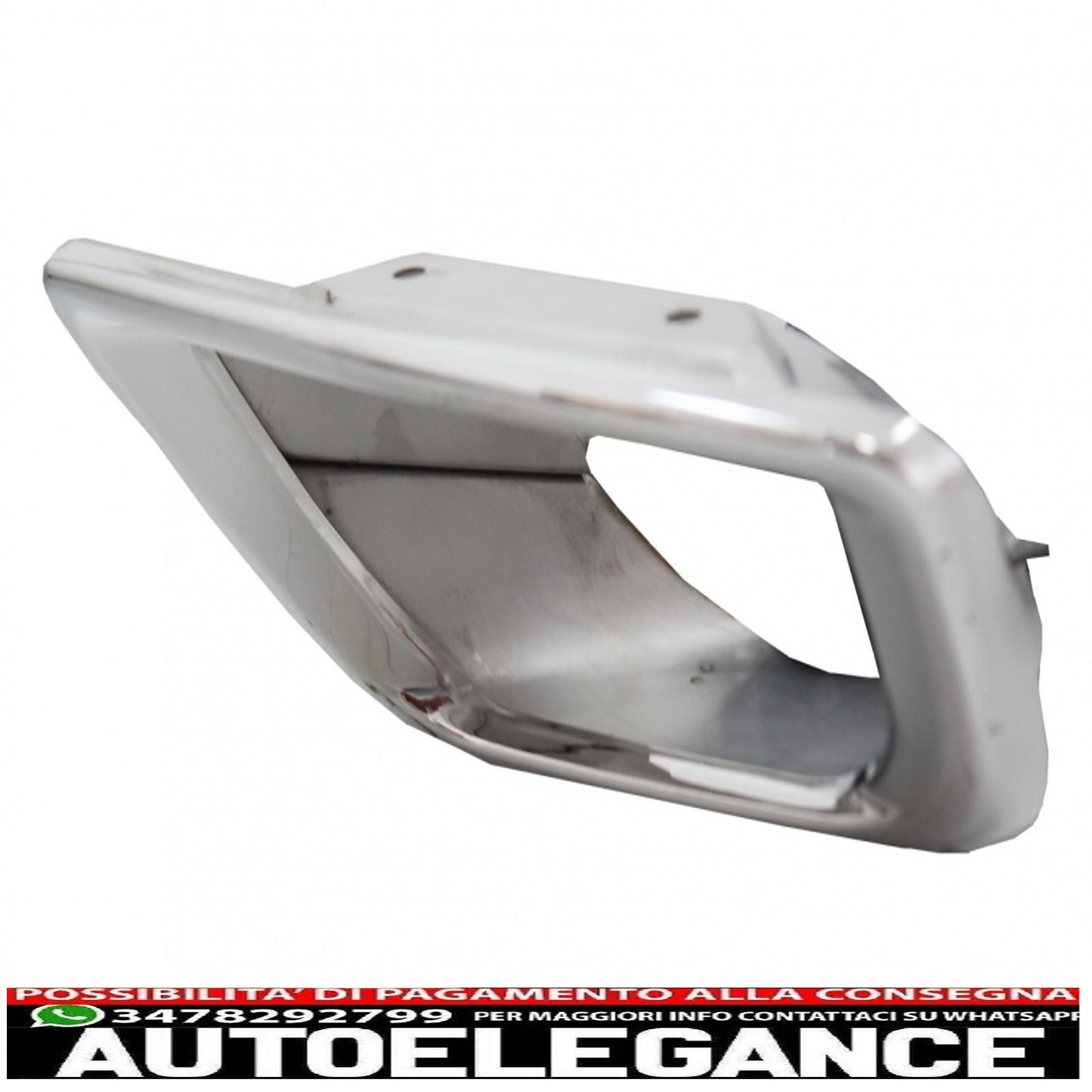 rear bumper with exhaust tips suitable for range rover vogue iv l405 (2013-2017) facelift update 2018+ svo design 