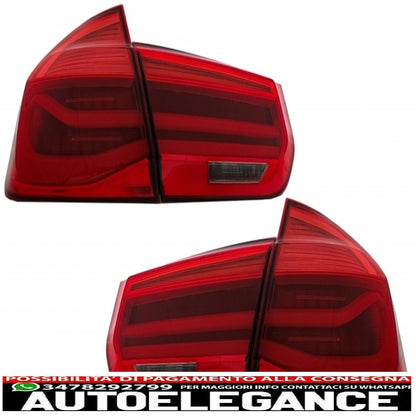 body kit suitable for bmw 3 series f30 (2011-2019) with led rear lights dynamic sequential cornering light evo ii m3 cs design