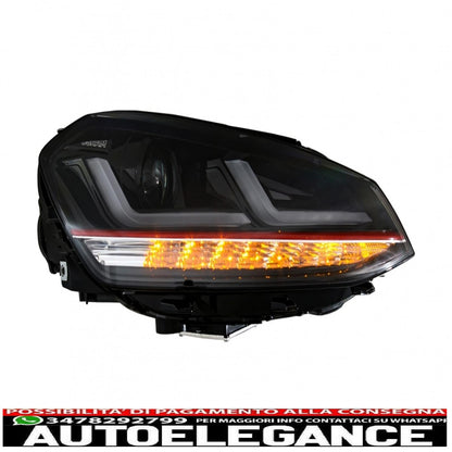 Osram full LED ledriving headlights suitable for VW Golf 7 VII (2012-2017) Red GTI upgrade for halogens