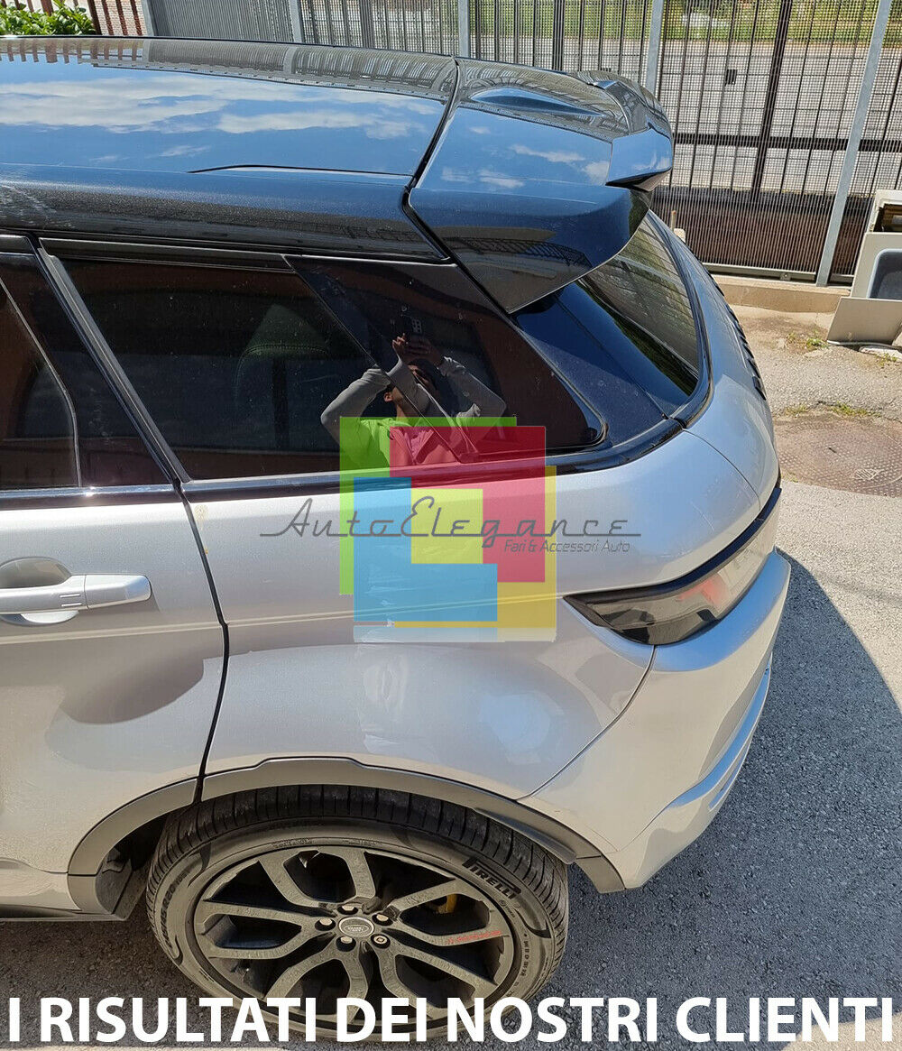 SPOILER POSTERIORE ADATTO PER RANGE ROVER EVOQUE 2011-2015 LOOK NERO LUCIDO