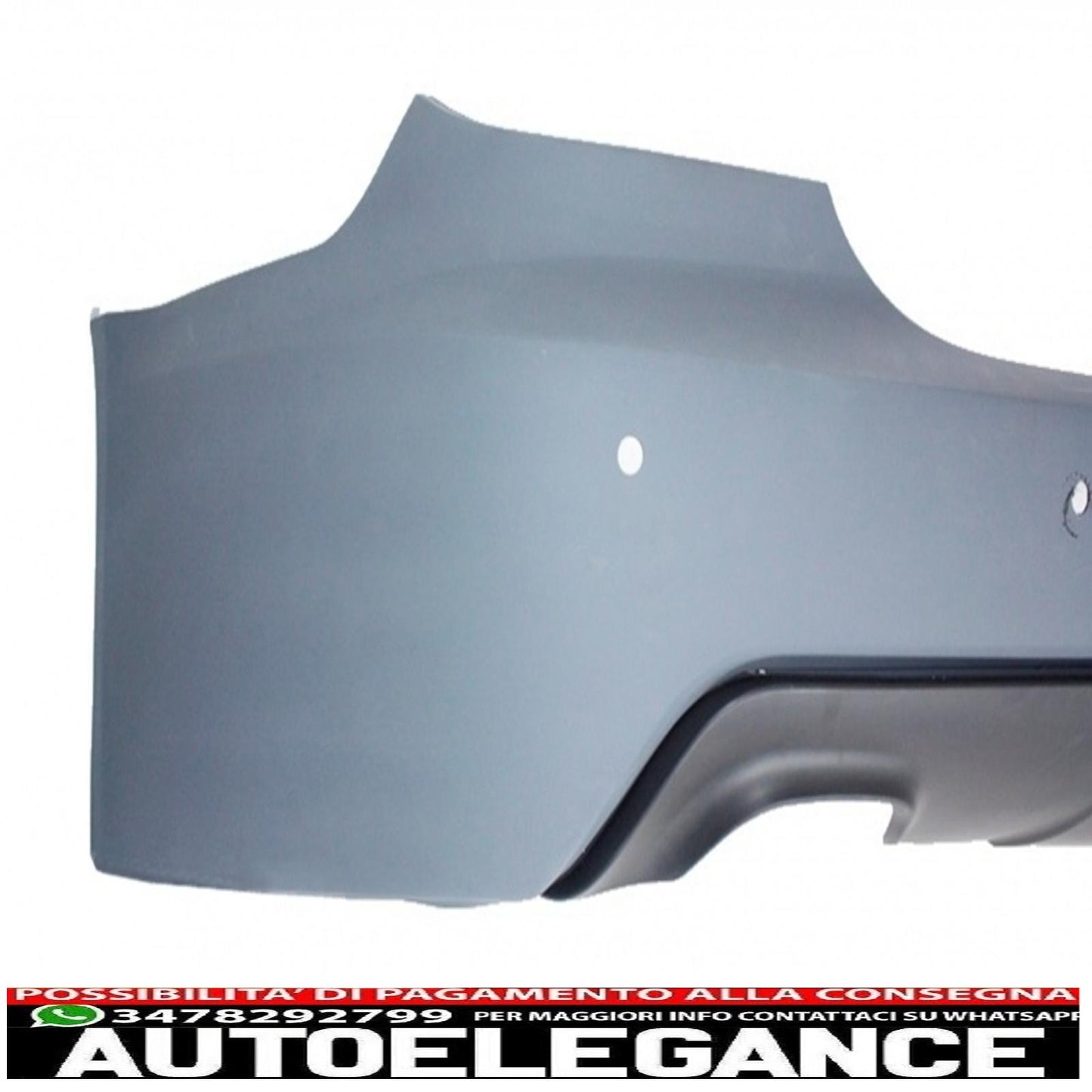 kit carrozzeria con sistema di scarico doppi terminali di scarico sportivi adatti per bmw e60 serie 5 (2007-2010) m-technik design pdc 18mm