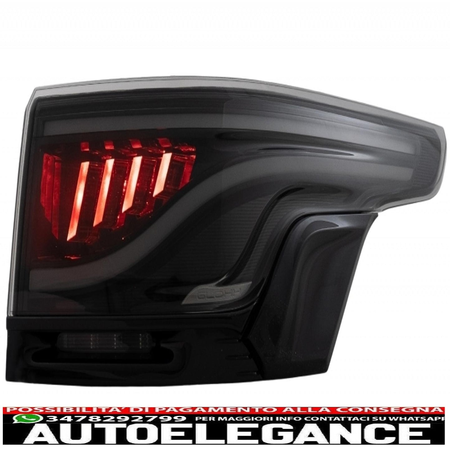 Glohh LED Light Bar Rear Lights Fit for Range Rover Sport L494 (2013-up) GL-5X Smoke with Gloss Black Finish