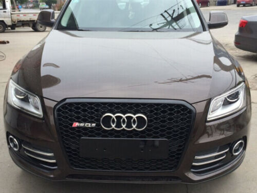 GRIGLIA ANTERIORE PER AUDI Q5 2012-2016 LIFT MASCHERINA NERA ABS RSQ5 NIDO D'APE