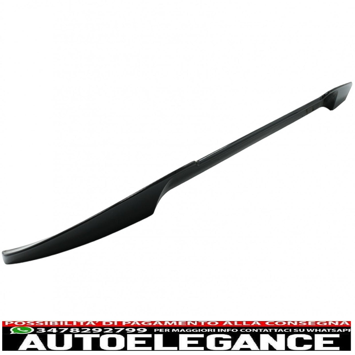 trunk spoiler suitable for bmw 4 series gran coupe f36 (2014-up) m4 csl design piano black 