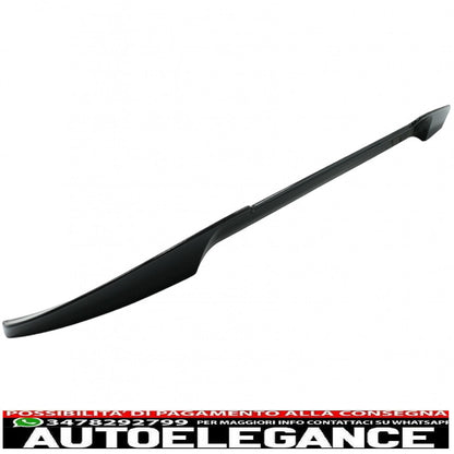 trunk spoiler suitable for bmw 4 series gran coupe f36 (2014-up) m4 csl design piano black 
