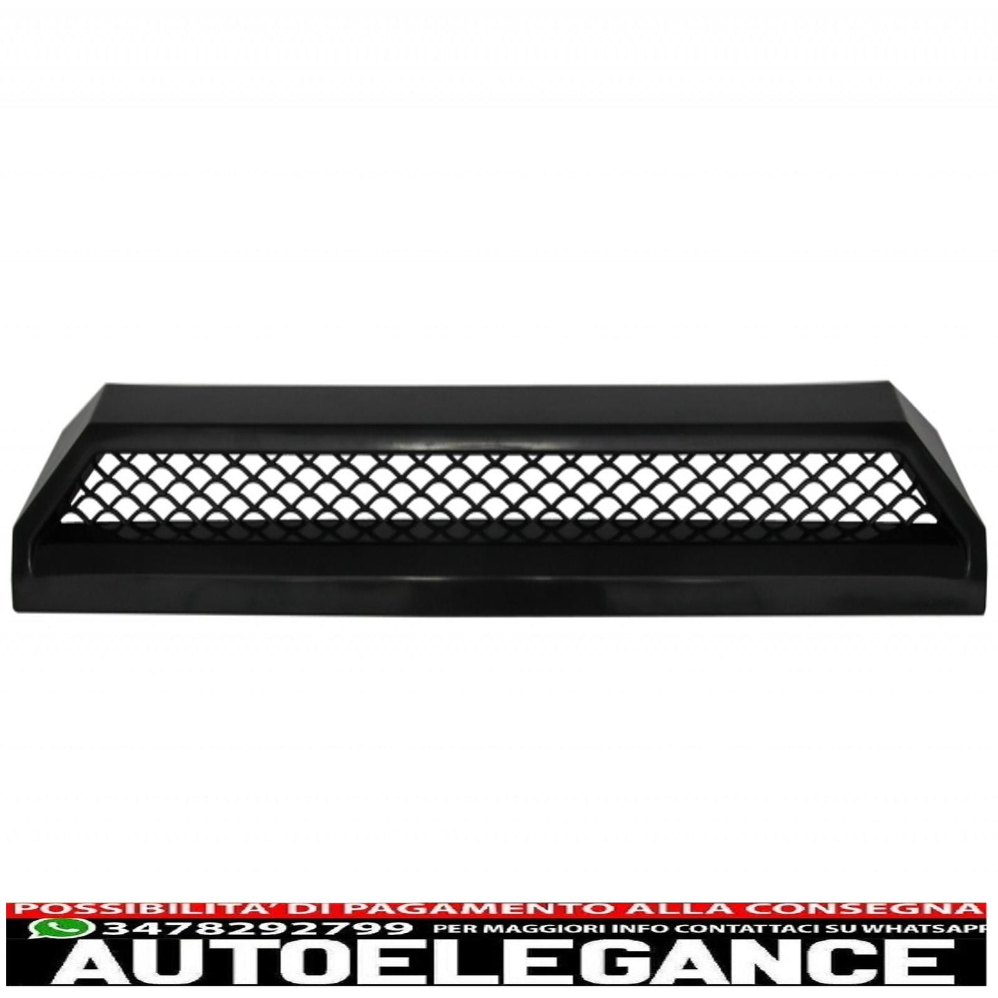 Front bumper spoiler led extension drl and upper spoiler suitable for mercedes g class w463 (1989-2017) 