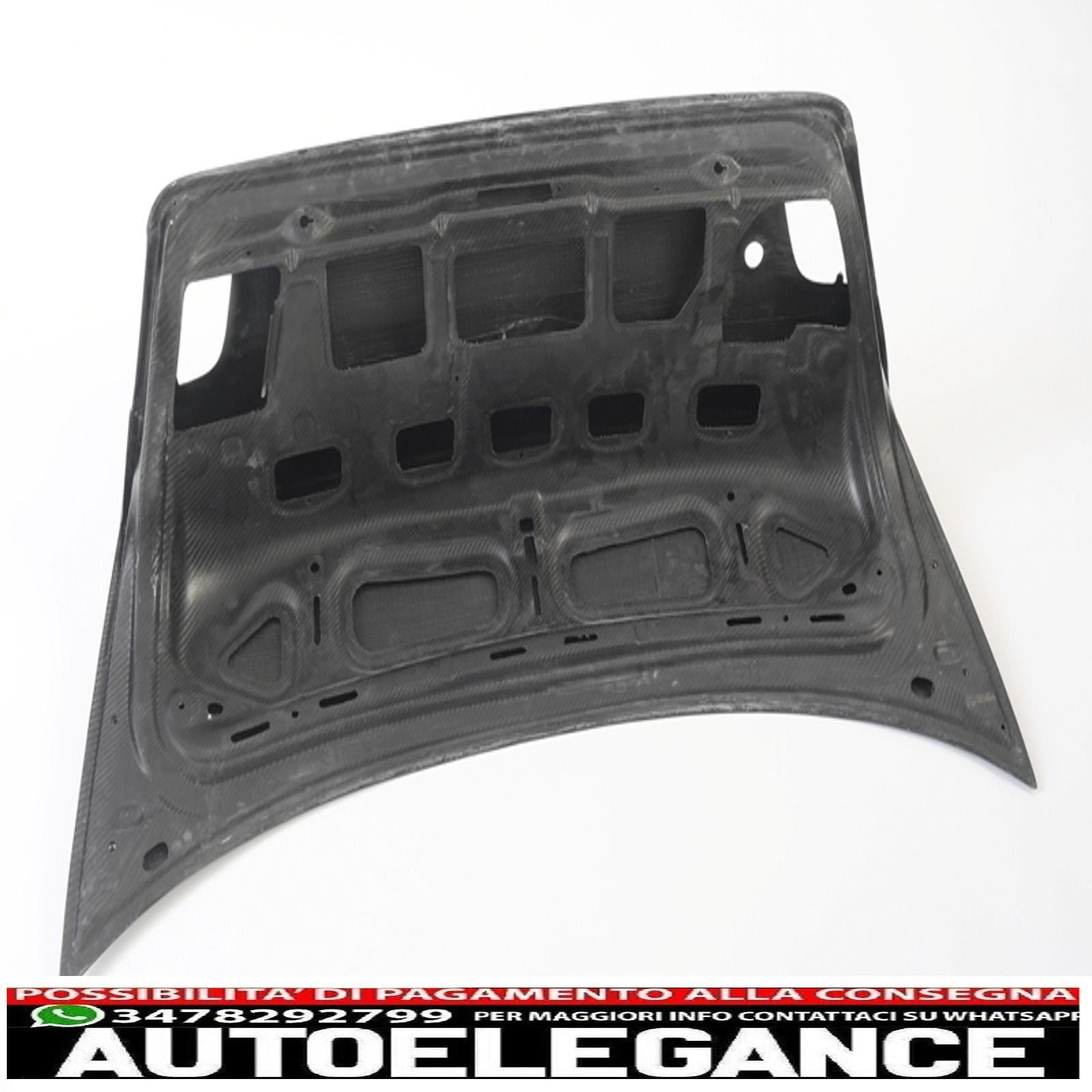Coperchio del bagagliaio in vera fibra di carbonio adatto per BMW E46 Serie 3 Berlina 4 Porte (1998-2005) Design CSL AUTOELEGANCERICAMBI