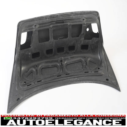 Coperchio del bagagliaio in vera fibra di carbonio adatto per BMW E46 Serie 3 Berlina 4 Porte (1998-2005) Design CSL AUTOELEGANCERICAMBI