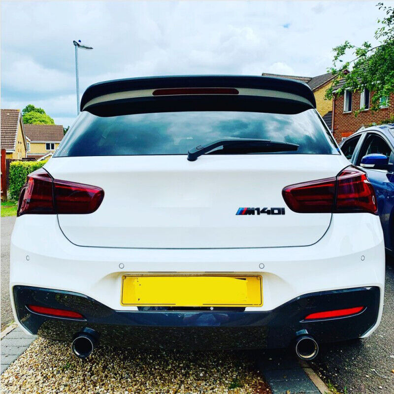 BMW SERIE 1 F20 2011-2019 SPOILER M SPORTIVO VERNICIATO NERO AUTOELEGANCERICAMBI