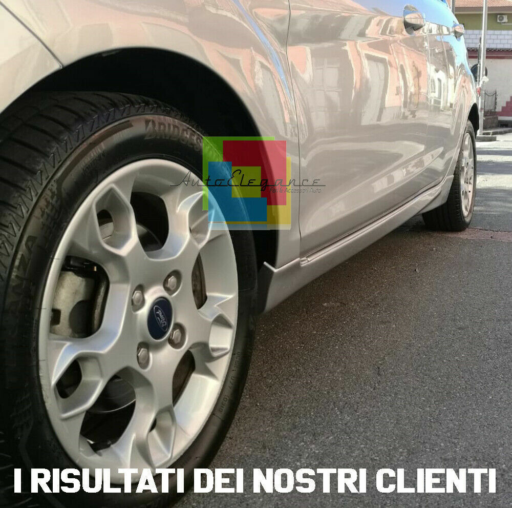 SIDE SKIRTS FOR FORD FIESTA MK7 VI 2008-2018 5 DOORS ST LOOK ZETEC ABS 08