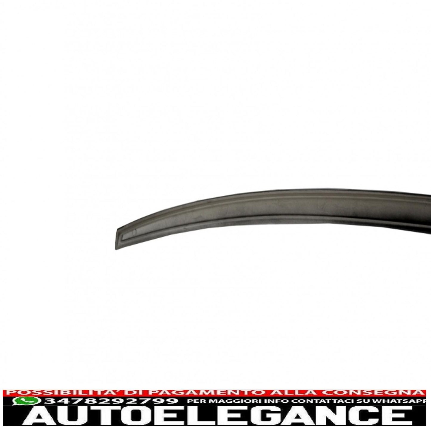 trunk spoiler suitable for audi a6 c7 4g 4 doors (2011-2018) matt black