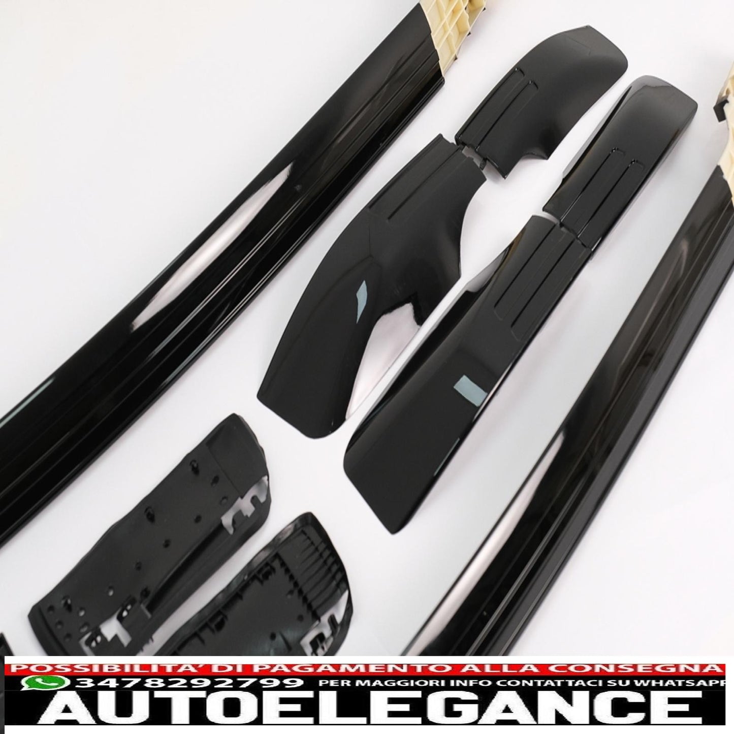Roof rails suitable for bmw x6 e71 e72 (2008-2015) black