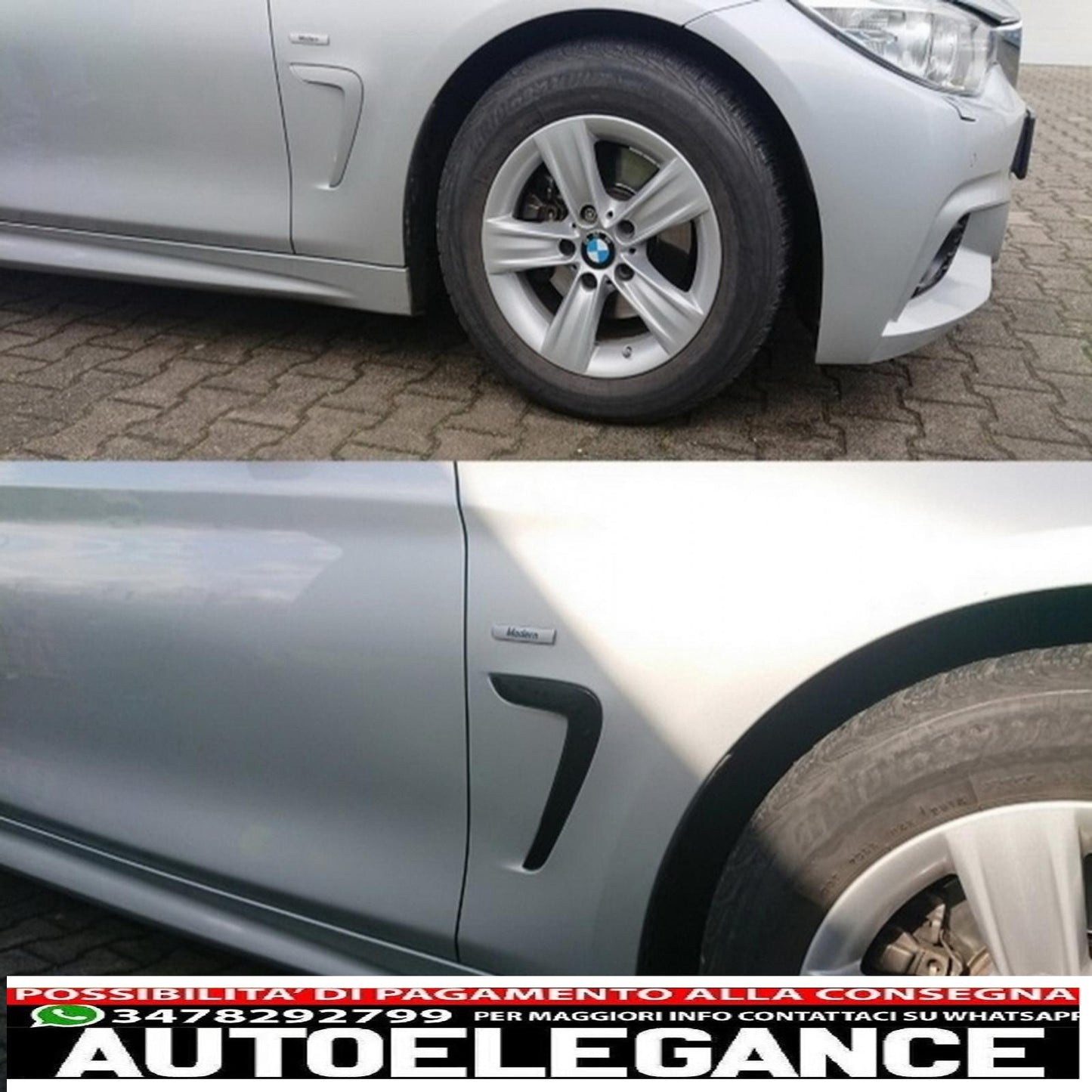 Side Air Intakes Grilles Fender Air Ducts Fit For BMW 4 Series F32 F33 F36 (2013-03.2019)