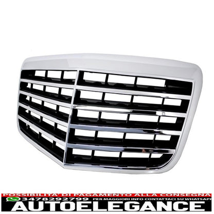 body kit suitable for mercedes e-class w211 (2002-2009) with e63 design central grille 