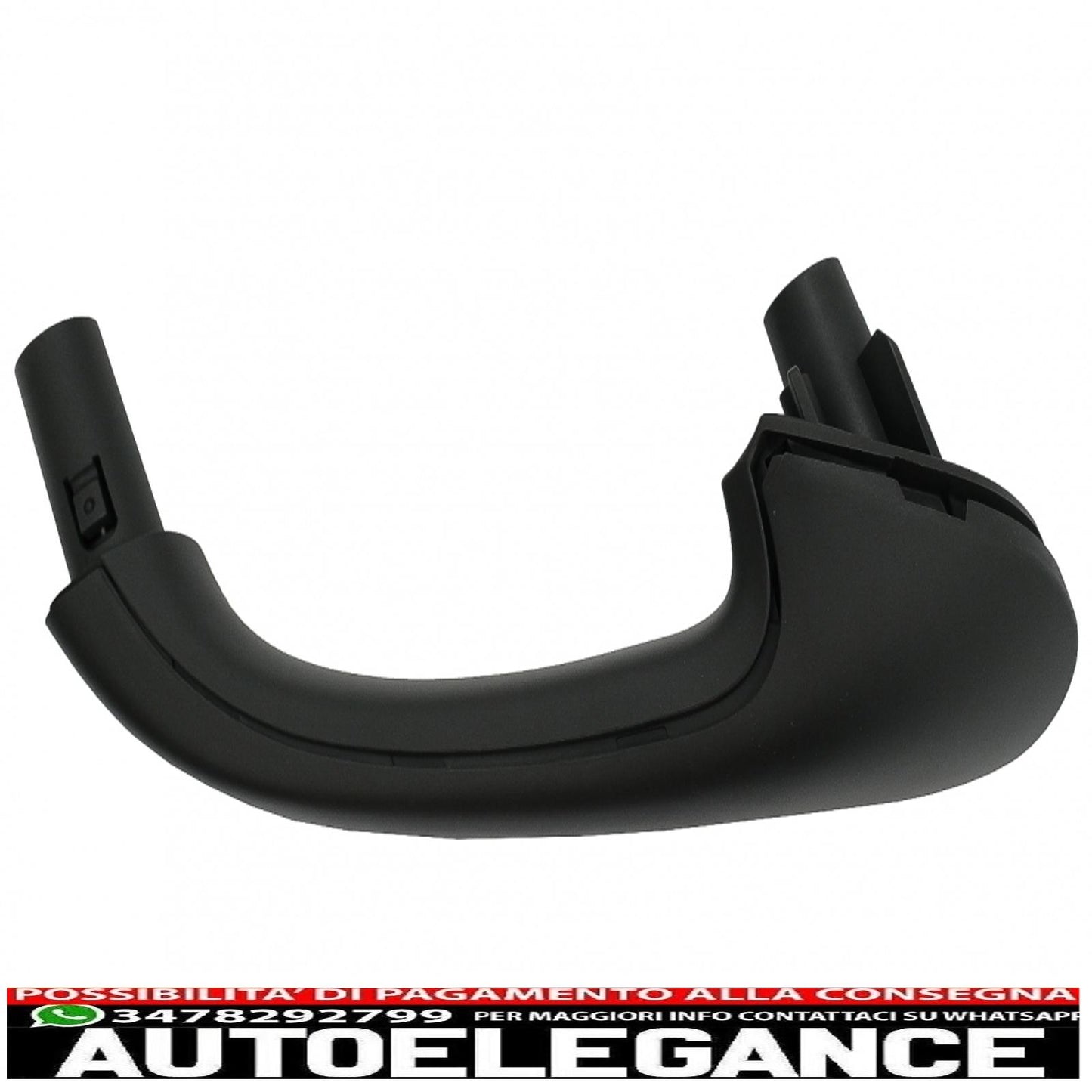 set of front interior door handles suitable for mercedes c class w203 s203 (2000-2007) black