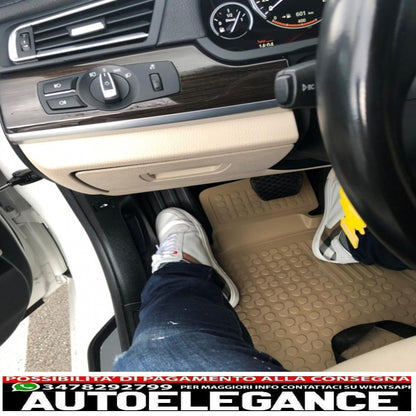 Beige floor mat suitable for bmw 7 (f01) (2008-2015) 