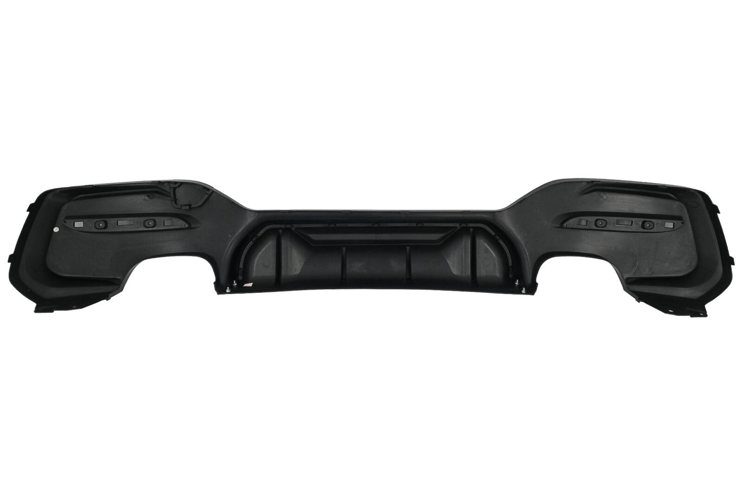 Paraurti diffusore aria a doppia uscita per BMW Serie 1 F20 F21 LCI 15-19 nero