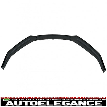 Additional front bumper spoiler suitable for audi a5 f5 (2017-2019) piano black