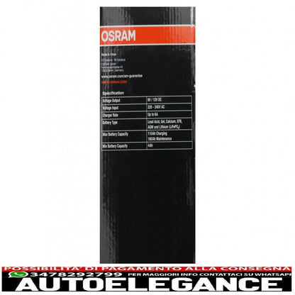 caricabatterie osram 906 oebcs906 AUTOELEGANCERICAMBI