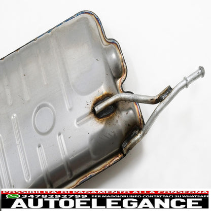 complete exhaust system suitable for vw golf 5 r32 (2003-2007) golf 6 r20 (2008-2013) catback silencer piano black
