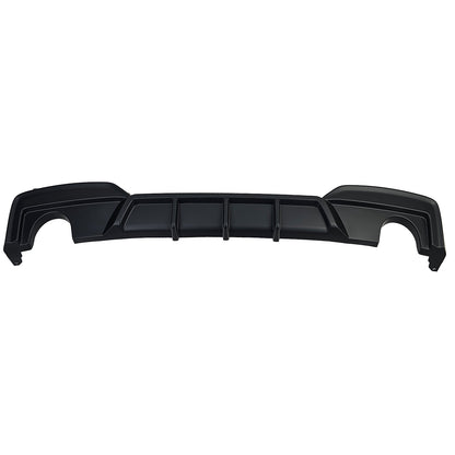 DIFFUSORE POSTERIORE 1+1 ADATTO PER BMW SERIE 6 F12 F13 F06 LOOK NERO OPACO