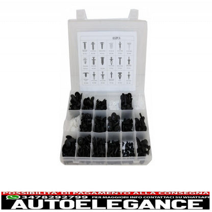 415pcs car clip plastic screw kit 