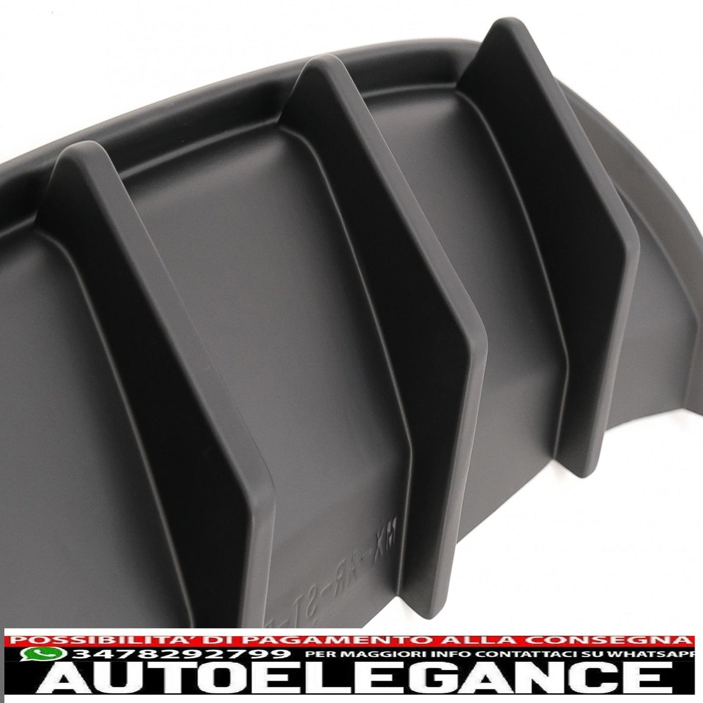 Mantovana diffusore aria posteriore adatta per alfa romeo stelvio 949 (2016-2020) nero