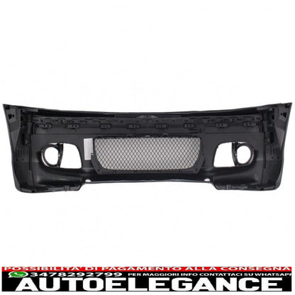 paraurti anteriore design m-tech ii senza fendinebbia fari angel eye adatto per bmw serie 3 e46 coupe cabrio 1992-2002