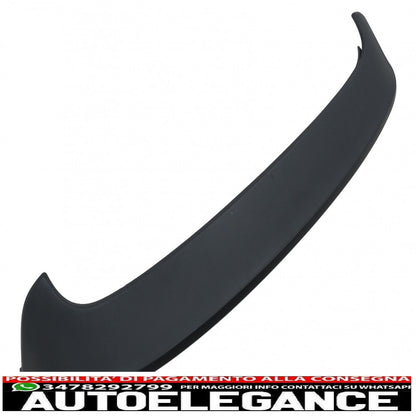 Rear bumper roof spoiler with led brake light suitable for vw golf 6 vi (2008-2012) and gti design exhaust system